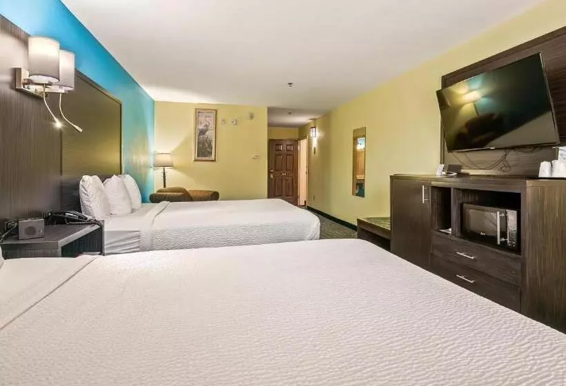 身障者適用クイーンサイズベッドルーム, Magnuson Hotel Wildwood Inn Crawfordville