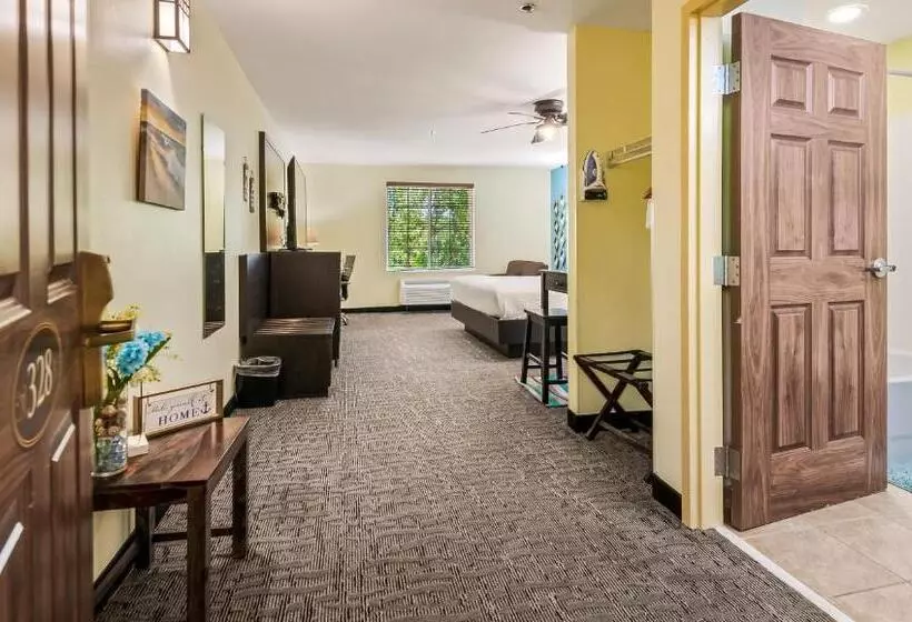 キングサイズベッドのデラックスルーム, Magnuson Hotel Wildwood Inn Crawfordville