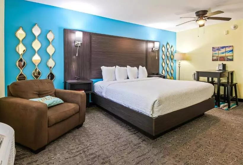 キングサイズベッドのデラックスルーム, Magnuson Hotel Wildwood Inn Crawfordville