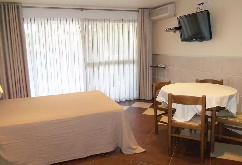テラス付きスタンダードワンルーム, Hôtel Et Studios Les Amandiers