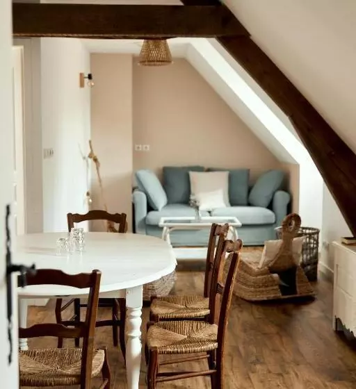 庭の見える1ベッドルームアパートメント, La Maison Du Gasseau