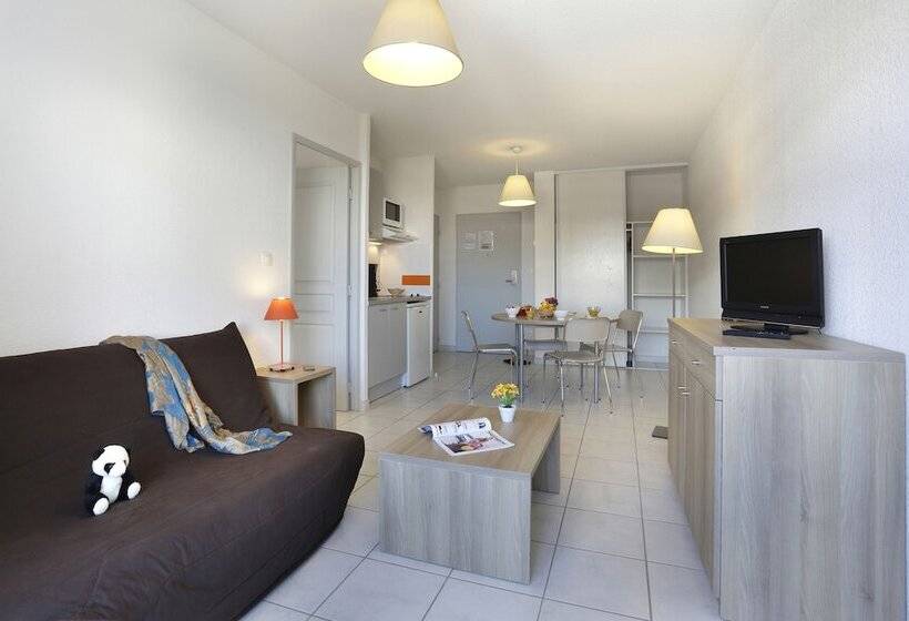 Апартаменты 1 Спальня Вид на Бассейн, Vacanceole  Residence Cap Camargue