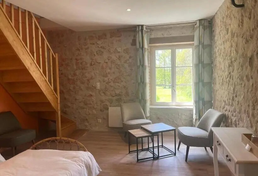 ファミリールーム, Le Moulin De Moquesouris   Chambres D Hôtes Et Table D Hôte