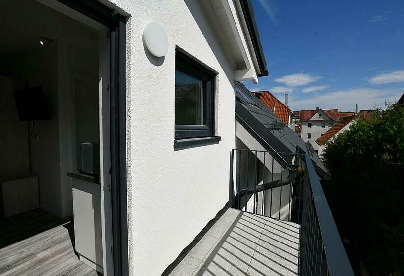 Studio Standard avec Balcon, City Hotel Zuffenhausen