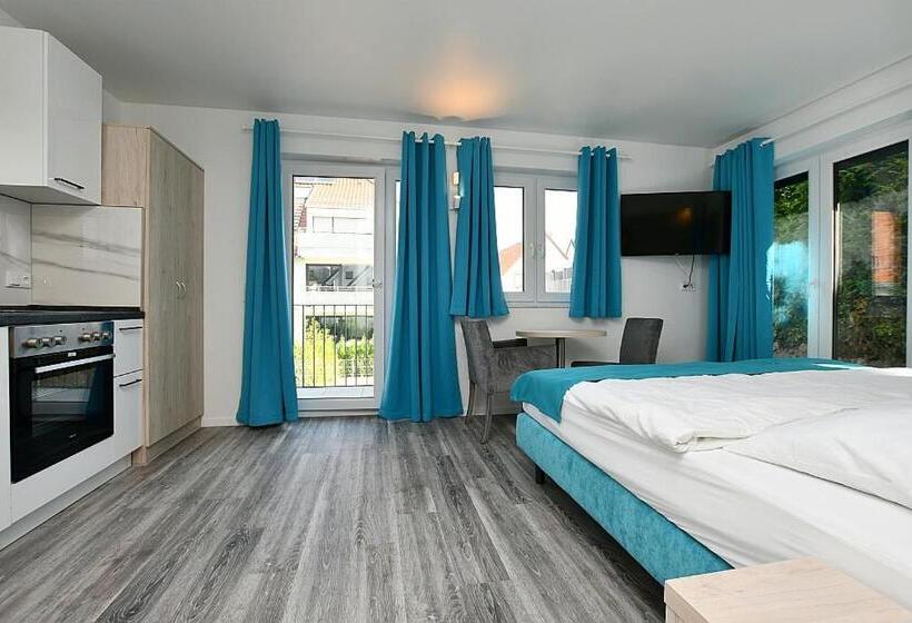 Studio Standard avec Balcon, City Hotel Zuffenhausen