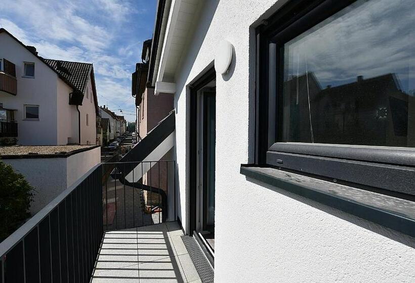 Studio Standard avec Balcon, City Hotel Zuffenhausen