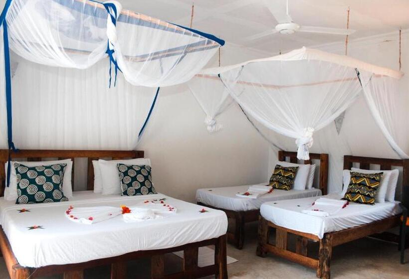 패밀리 룸 가든 전망, Kusini Beach Bungalows