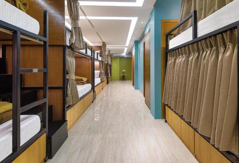 سرير فى غرفة مشتركة مزودة بحمام مشترك, City Stay