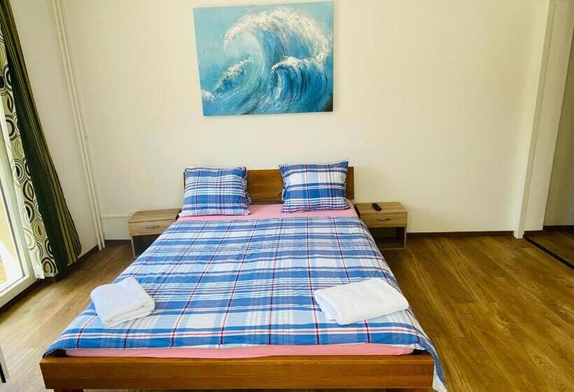 带阳台的三人标准间, Christina