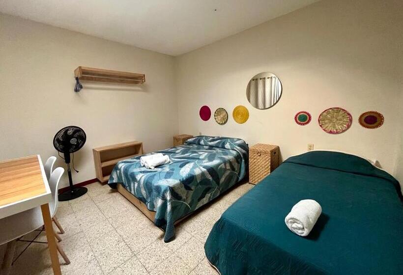 اتاق استاندارد سه تخته با سرویس بهداشتی مشترک, Casa Cempoal