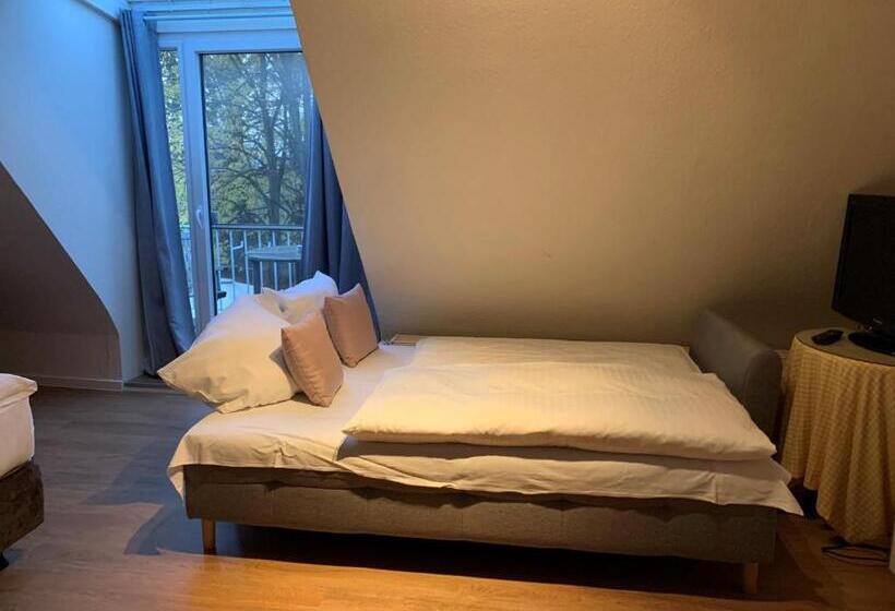 اتاق استاندارد با بالکن, Gästehaus Höpkens Ruh