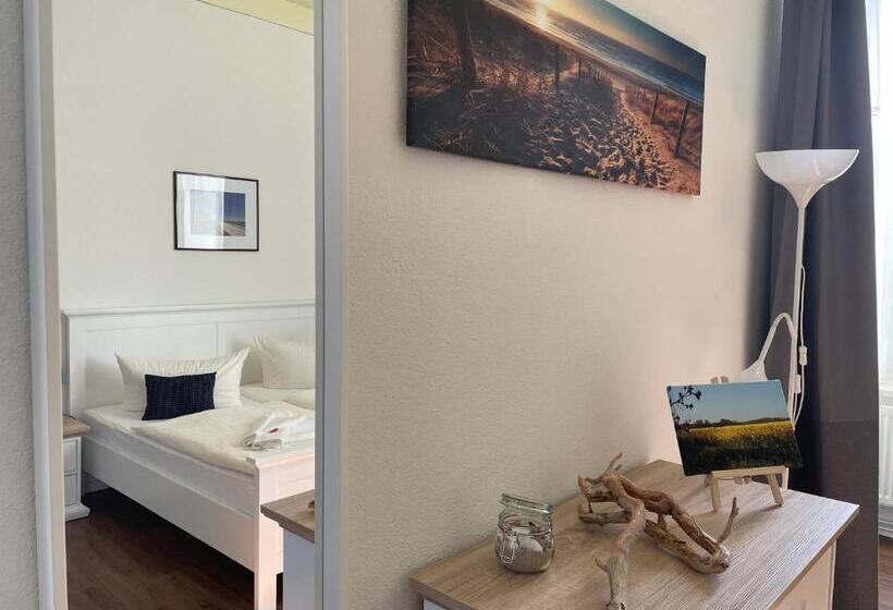 标准间带阳台, Pension Villa Frohsinn Sellin Auf Rügen