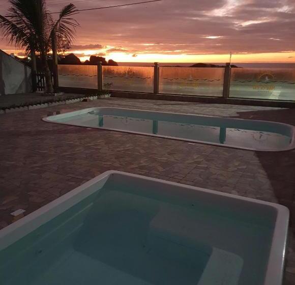 带阳台的豪华间, Pousada Mar E Paz