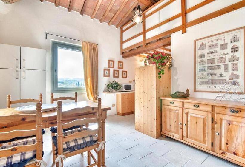 침실 1개 복층 룸, Appartamenti Villa La Fonte