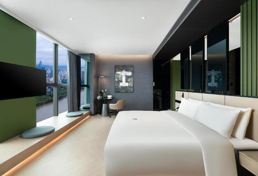 اتاق لوکس با تخت بزرگ, Atour S Hotel Lanzhou Convertion Exhibition Center