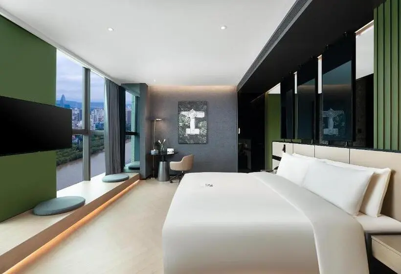 Deluxe-huone King-vuode, Atour S Hotel Lanzhou Convertion Exhibition Center