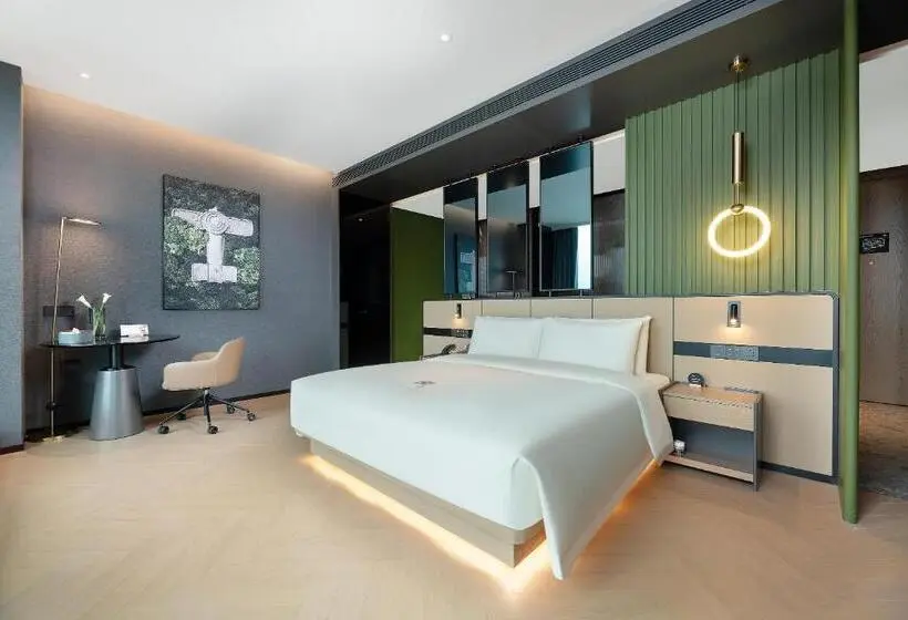 Deluxe-huone King-vuode, Atour S Hotel Lanzhou Convertion Exhibition Center