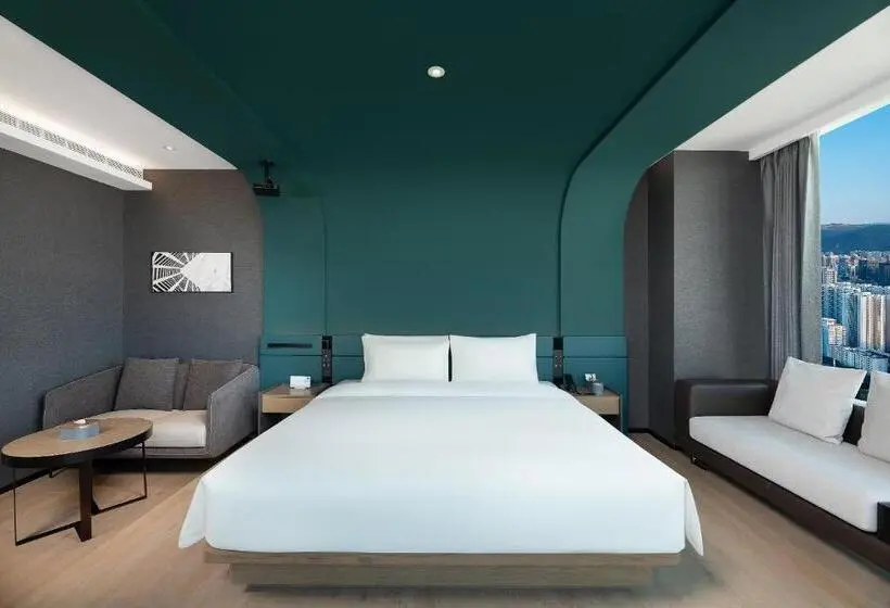 Deluxe-huone King-vuode, Atour S Hotel Lanzhou Convertion Exhibition Center