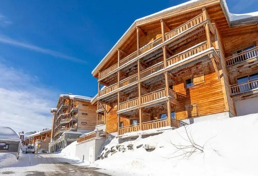 テラス付き１ベッドルームアパートメント, Résidence Dormio Resort Les Portes Du Grand Massif   Flaine