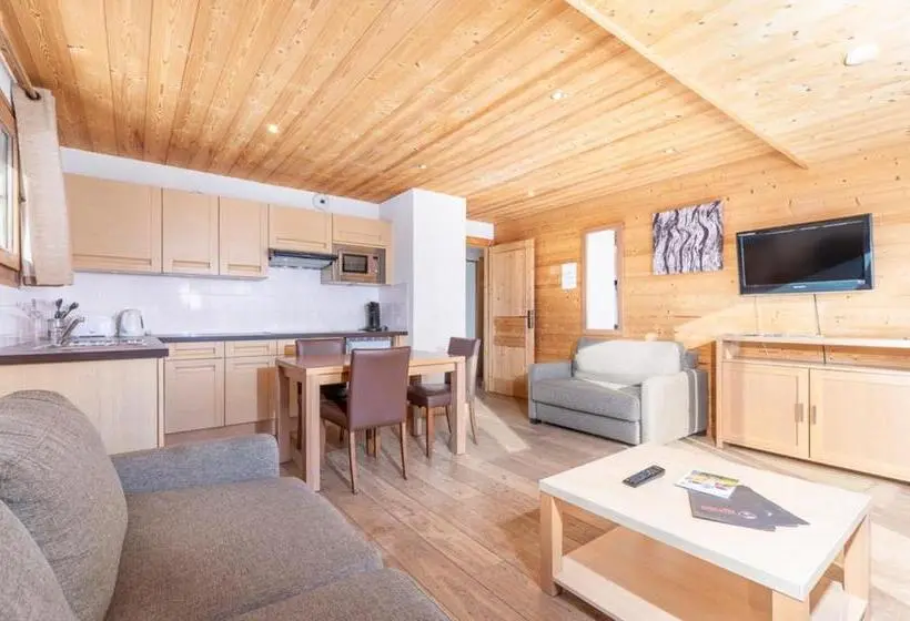 テラス付き１ベッドルームアパートメント, Résidence Dormio Resort Les Portes Du Grand Massif   Flaine