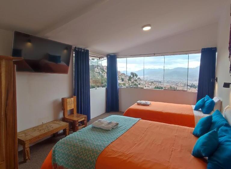Quarto Estandar Vista Montanha, Casa Sapantiana Con Vista Al Bosque, Cerca A Sacsayhuaman