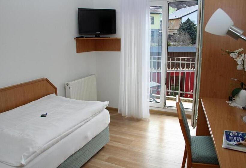 발코니 스탠다드 싱글 룸, & Restaurant Zur Linde