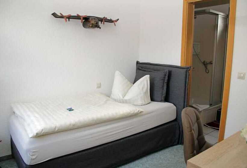 발코니 스탠다드 싱글 룸, & Restaurant Zur Linde