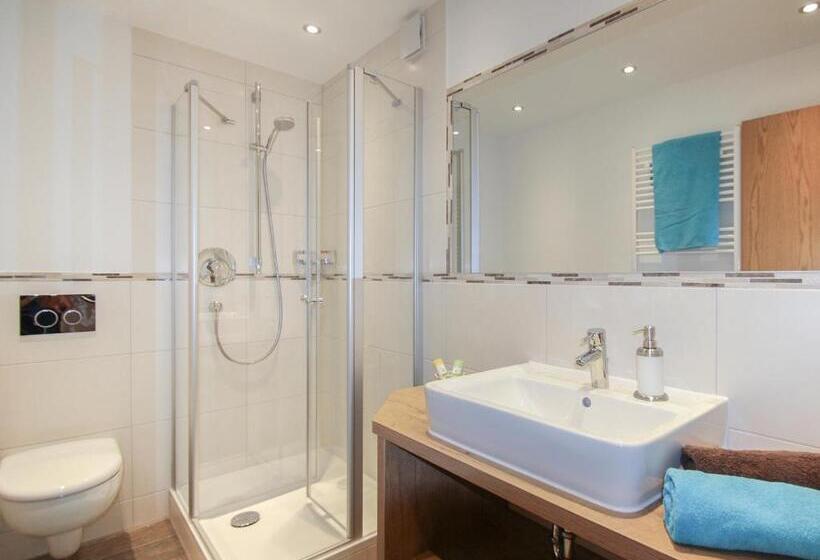 景色の見える一ベッドルームアパートメント, Weissenhof  Chiemgau Karte