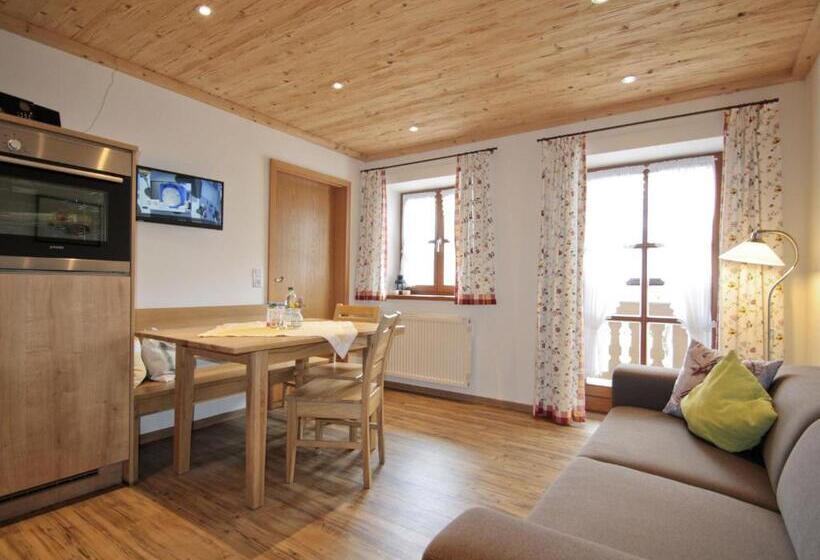 景色の見える一ベッドルームアパートメント, Weissenhof  Chiemgau Karte