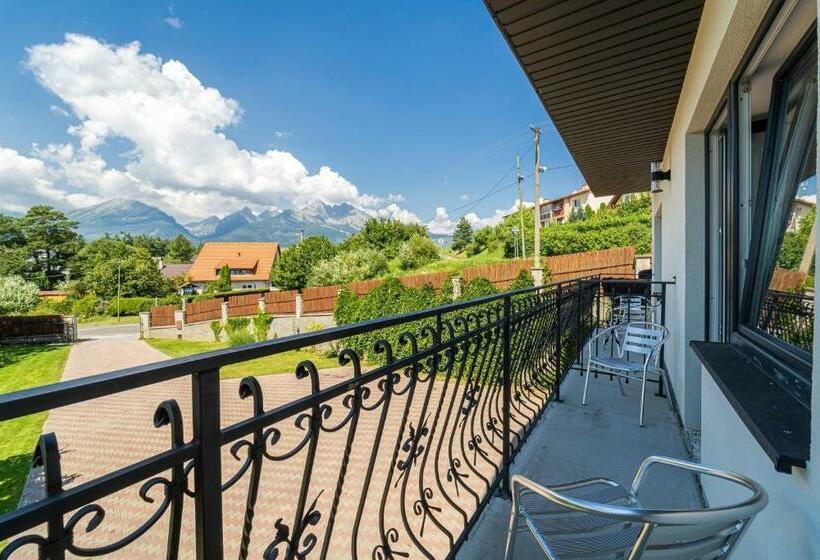 غرفة قياسية مطلة على الجبل, Penzión čikovský