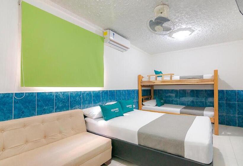 اتاق استاندارد چهار تخته, Ayenda Jimatta