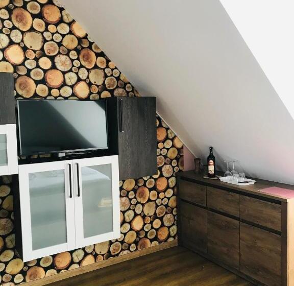 带1个卧室带花园景观的公寓, Platán Apartmanház