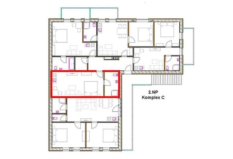 디럭스 룸, U Jeřába   Komplex C