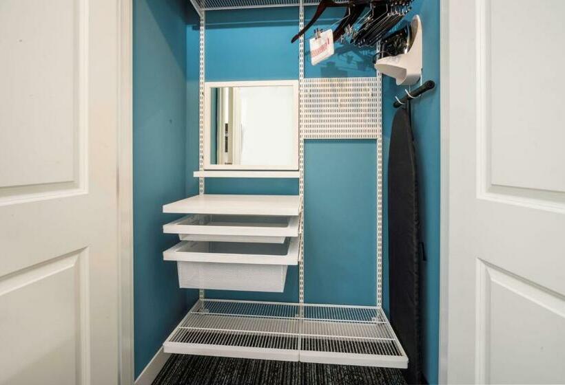 带大床的标准工作室, Towneplace Suites By Marriott Louisville Downtown