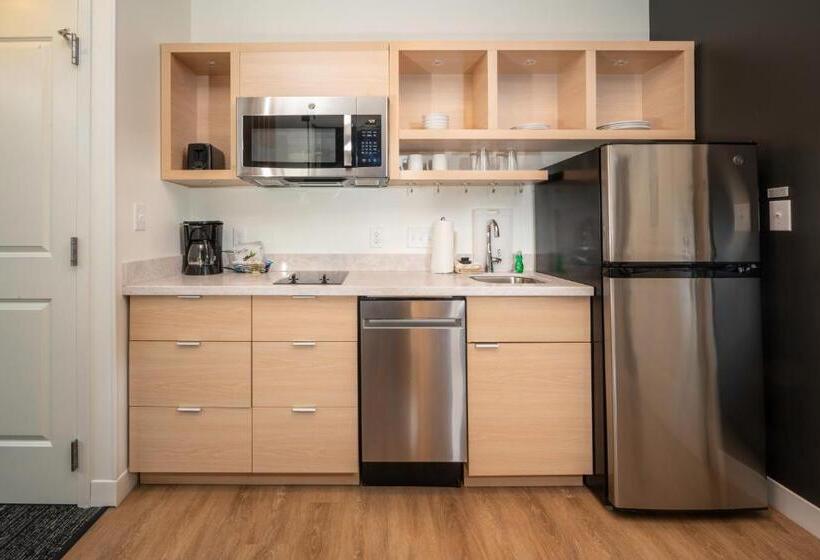 带大床的标准工作室, Towneplace Suites By Marriott Louisville Downtown