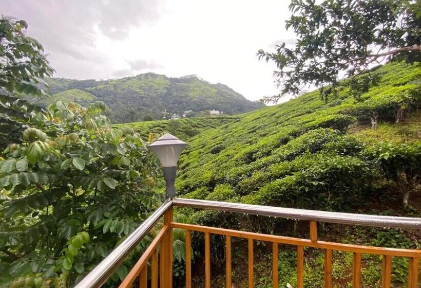 וילת חדר שינה 1, נוף לגינה, Misty Bush Munnar