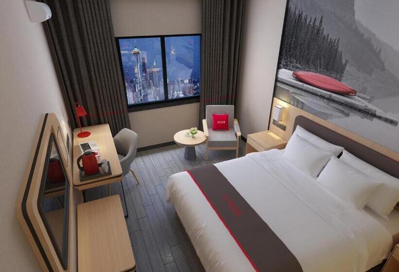 Номер Стандарт, Thank Inn Chain Hotel Jiangsu Yangzhou Jiangdu District Longchuan Square