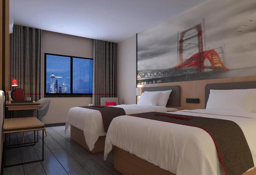 غرفة قياسية, Thank Inn Chain Hotel Jiangsu Yangzhou Jiangdu District Longchuan Square