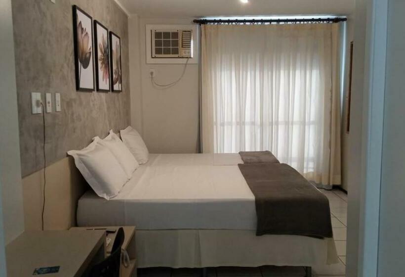 Standaard Vierpersoonskamer met Balkon, Gran Lençóis Flat Residence