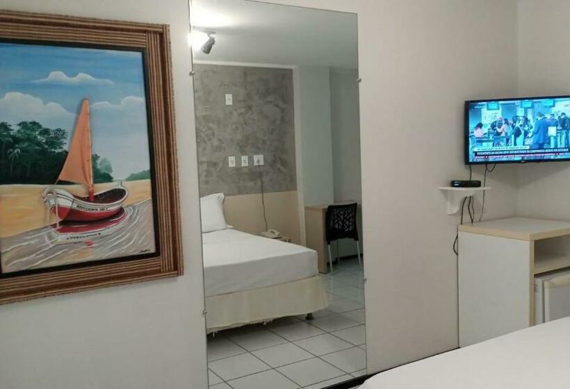 Standaard Vierpersoonskamer met Balkon, Gran Lençóis Flat Residence