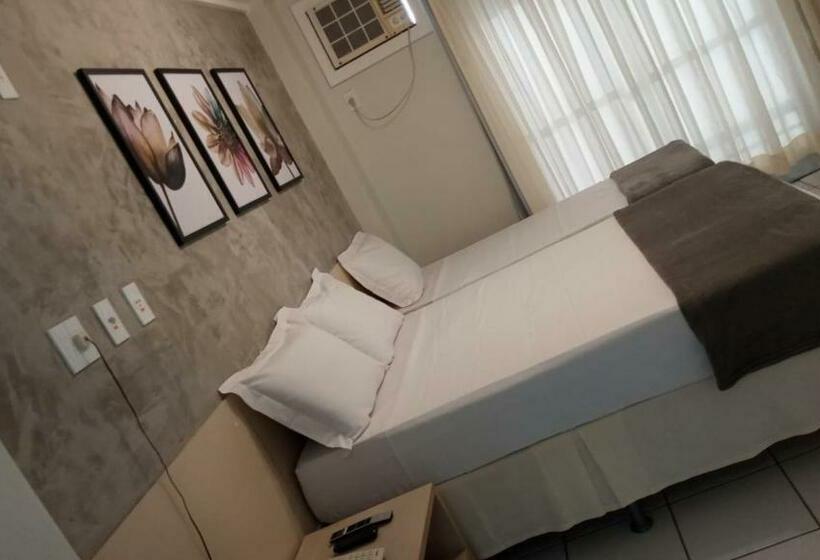 Standaard Vierpersoonskamer met Balkon, Gran Lençóis Flat Residence