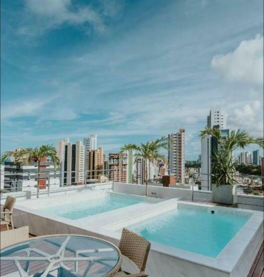 דירה בת חדר שינה 1 עם מרפסת, Manaíra Apart