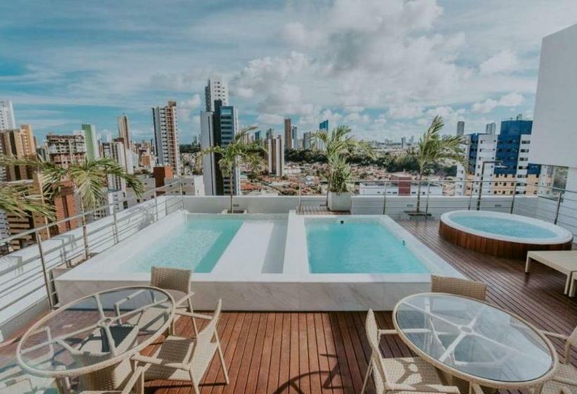 דירה בת חדר שינה 1 עם מרפסת, Manaíra Apart