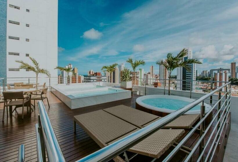 דירה בת חדר שינה 1 עם מרפסת, Manaíra Apart