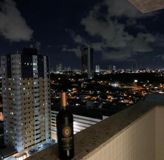 דירה בת חדר שינה 1 עם מרפסת, Manaíra Apart