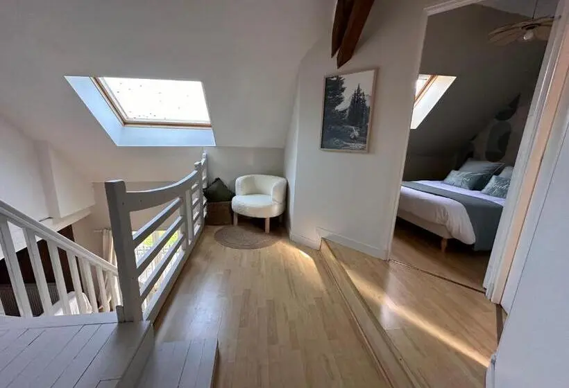 3ベッドルームアパートメント, Villa Hyper Centre Le Blanc Type Hotel Entrée Autonome