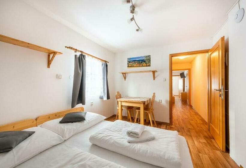 4인용 스탠다드 룸, Penzion černý Vlk