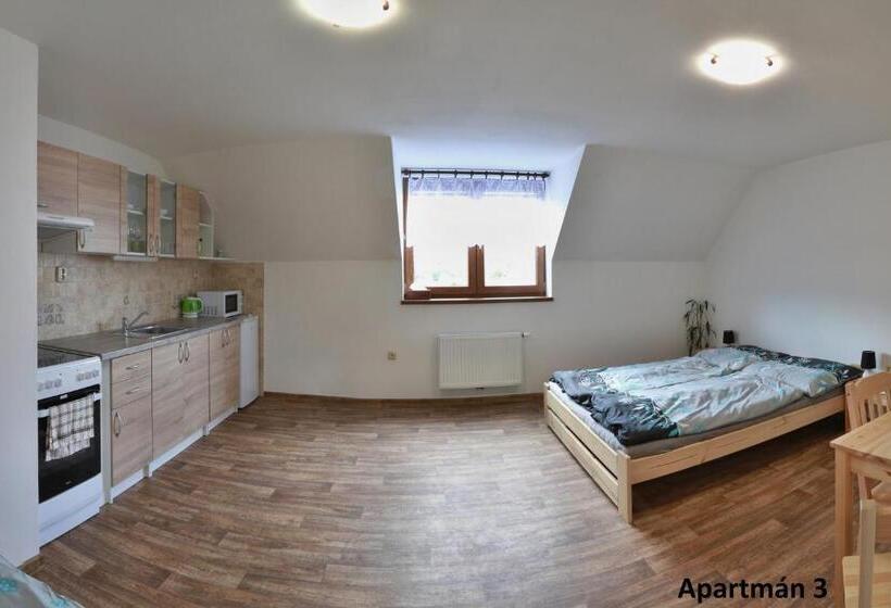 带1个卧室带观景的公寓, Chata Tánička