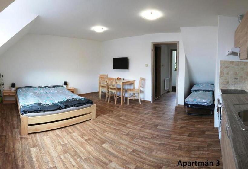 带1个卧室带观景的公寓, Chata Tánička