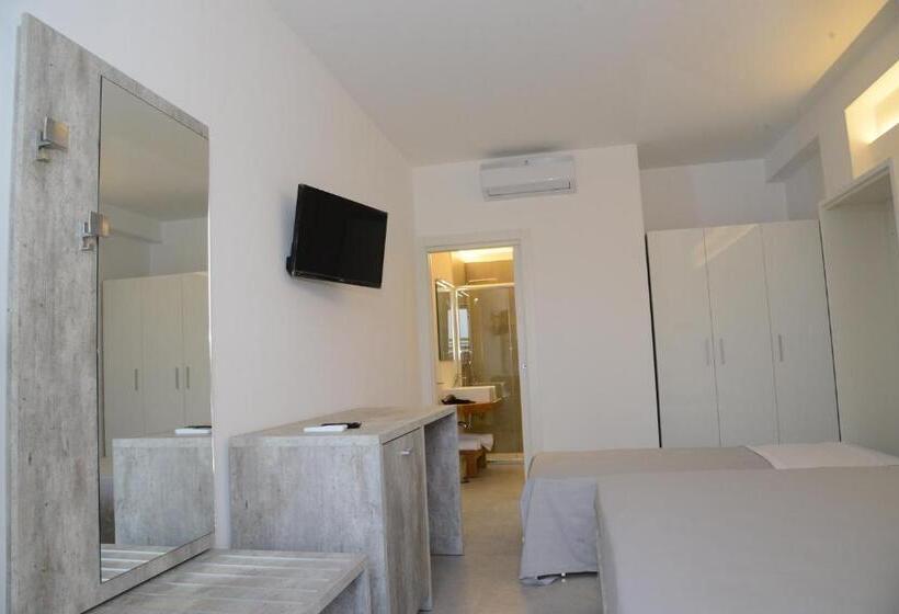 اتاق استاندارد سه تخته با بالکن, Al Ponte